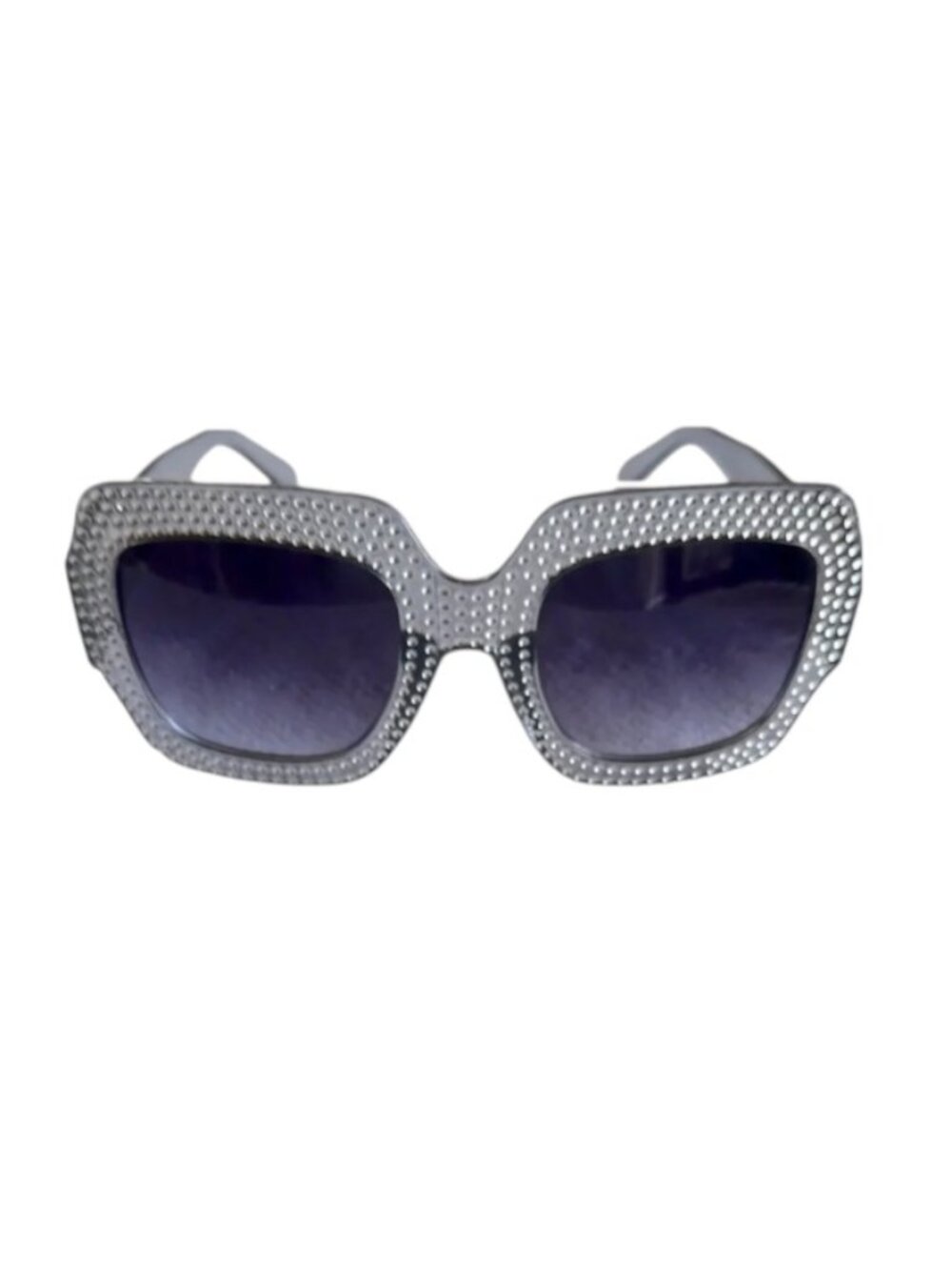 NEW CHIC Studded Square Sunglasses Grey